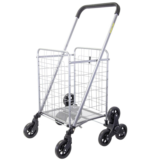 dbest Products - Cesta Plegable para Ropa Sucia con Ruedas, Plegable, compacta, Ligera, Color Plateado
