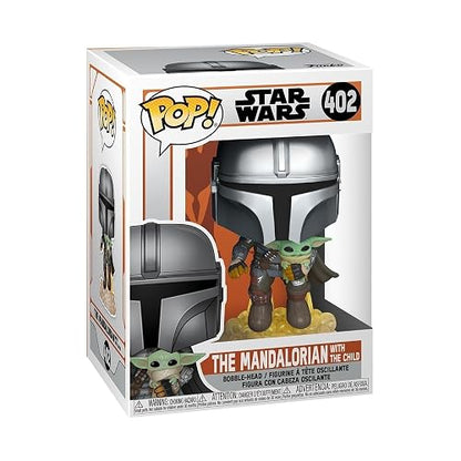 Funko Pop! Star Wars: The Mandalorian - Mando Flying with Jet Pack - Star Wars: The Mandalorian - Figura de Vinilo Coleccionable - Idea de Regalo - Mercancia Oficial - Juguetes para Niños y Adultos