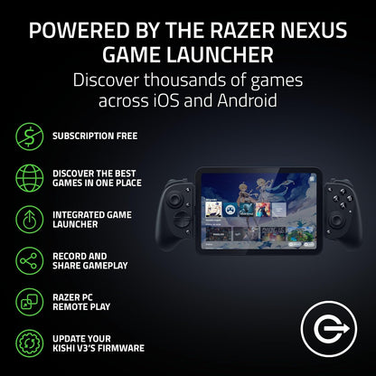 Razer Kishi V3 Pro Gaming Controller for iPhone, Android & Tablets, USB-C