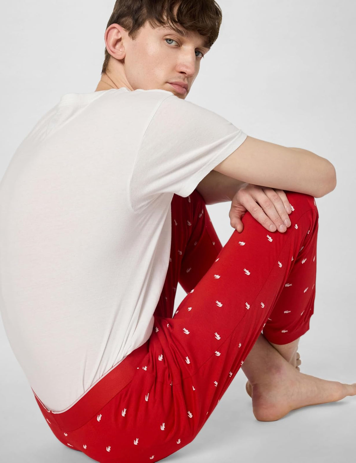 Lacoste Men's Jersey Pajama Pants Pantalón de pijama Hombre