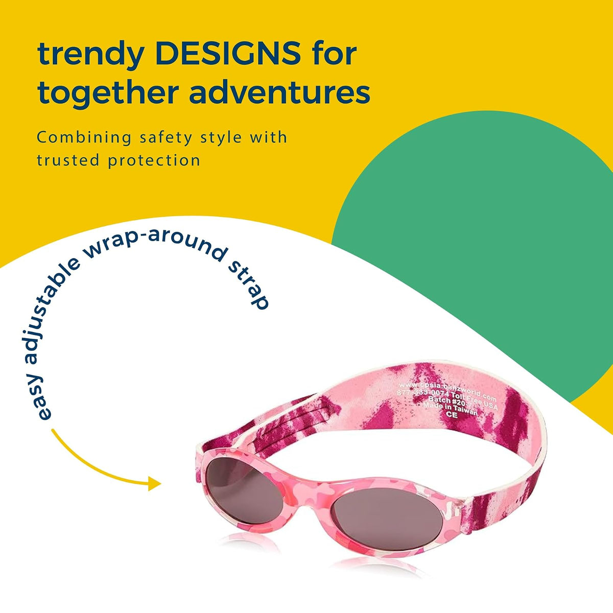 Baby Banz Gafas de Sol para bebés de 0 a 2 años, Las Mejores Gafas de Sol para bebés y niños pequeños