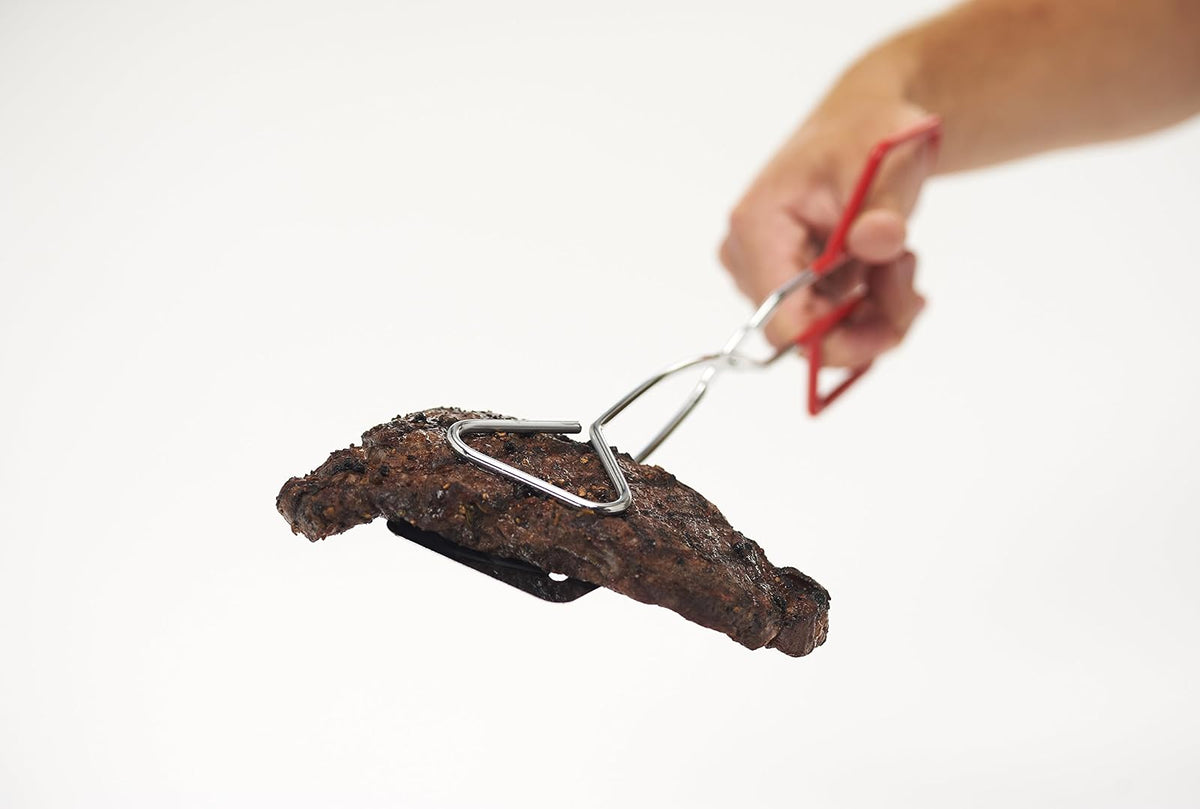 GrillPro 40730 2 In 1 Chrome Plated Turner/Tong