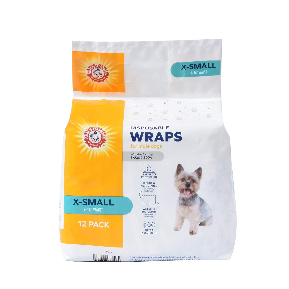 Arm & Hammer Pañales Desechables para Perro - Hombre - XS