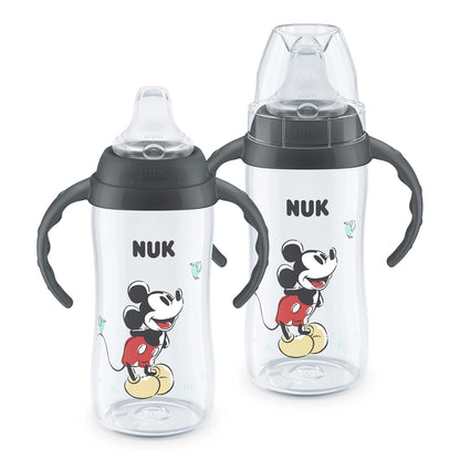 NUK First Choice - Taza grande para estudiantes de Mickey Mouse de 10 onzas, 2 unidades