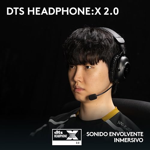 Logitech G Pro X 2 Lightspeed Audífonos Inalámbricos Gaming | Mic. Desmontable, Drivers de 50 mm, Bluetooth, Cable 3.5 mm, DTS Headphone:X 2.0, 50 Horas de Batería