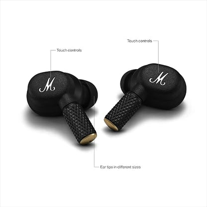 Marshall Motif II ANC Audífonos Inalámbricos Bluetooth - Negro | Auriculares Bluetooth con cancelación activa de ruido, 30 horas de reproducción - Negro