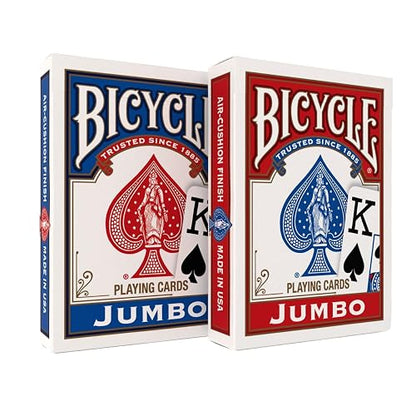 Bicycle Cartas, índice Jumbo, Paquete de 2