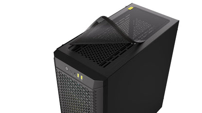 Corsair 480T RGB Caja para PC ATX Torre Media con Cristal Templado, 3 Ventiladores AR120 Incluidos, Compatible con hasta 7 Ventiladores de 120 mm y Radiadores de hasta 360 mm, Negro