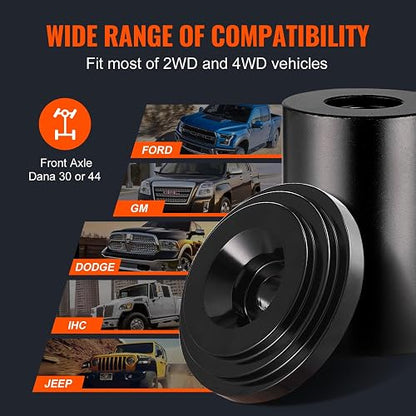 VEVOR - Kit de Prensa de rótula de 23 Piezas, Kit de Herramientas, Herramientas de extracción e instalación de rótula de Prensa C, para la mayoría de Automóviles de 2 WD y 4 WD, Incluyendo enchufes de