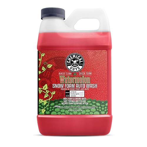 Chemical Guys CWS20864SW Jabón Espuma Sandía Lavado Autos 64oz Sin Color para Automóviles Camiones Motocicletas Vehículos