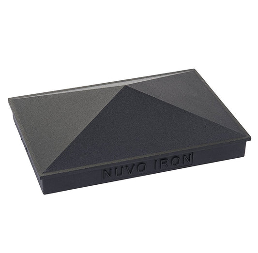 Nuvo Hierro Aluminio Post Pac - Negro, 3.5" x 5.5", Negro