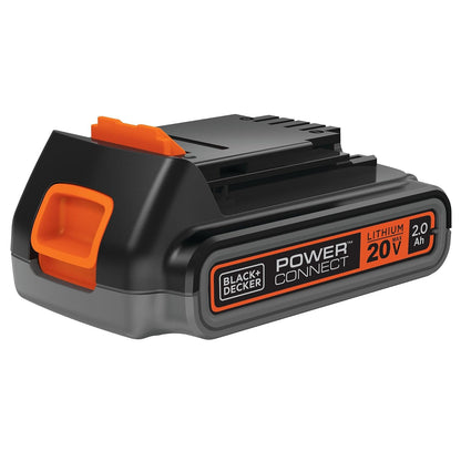 BLACK+DECKER 20 V MAX 2.0 Ah batería de iones de litio, paquetes de baterías recargables inalámbricas, compatible con la plataforma de batería de 20 V MAX BLACK + DECKER (LBXR2020APB)