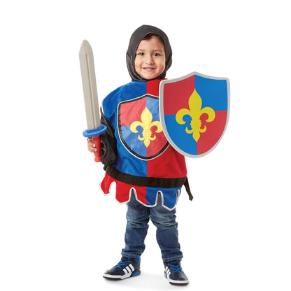 Melissa & Doug Disfraz de Caballero Medieval Para Juego Imaginativo, Juego de Simulación (3-6 Años, 4 Piezas)