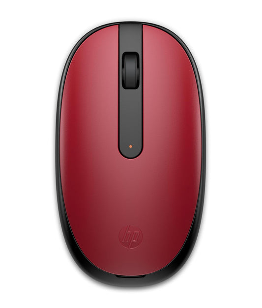 HP Mouse Inalámbrico 240, Universal, Conectividad de 10 MTS, 2.4 GHz, Windows/Mac OS, Ambidiestro, Rojo (43N05AA)