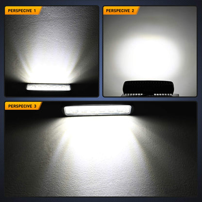 Nilight - Barra de luz LED (2 unidades, 18 W), 4PCS 18W LED LIGHT