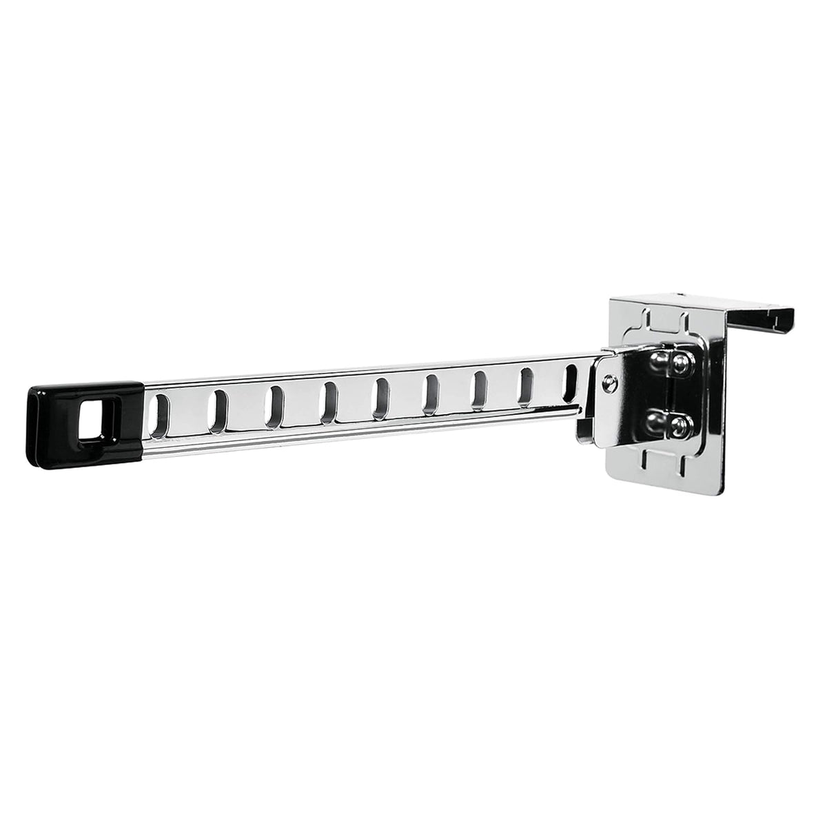 Honey-Can-Do HNG-01519 Soporte para Colgar sobre la Puerta, Plegable, 1 Paquete, Color Plateado