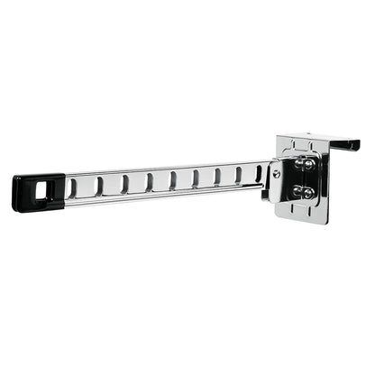 Honey-Can-Do HNG-01519 Soporte para Colgar sobre la Puerta, Plegable, 1 Paquete, Color Plateado