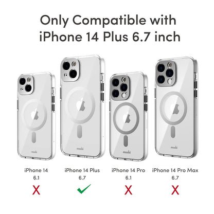 Funda Moshi de policarbonato (MagSafe) para iPhone 14 Pro MAX (Negro)