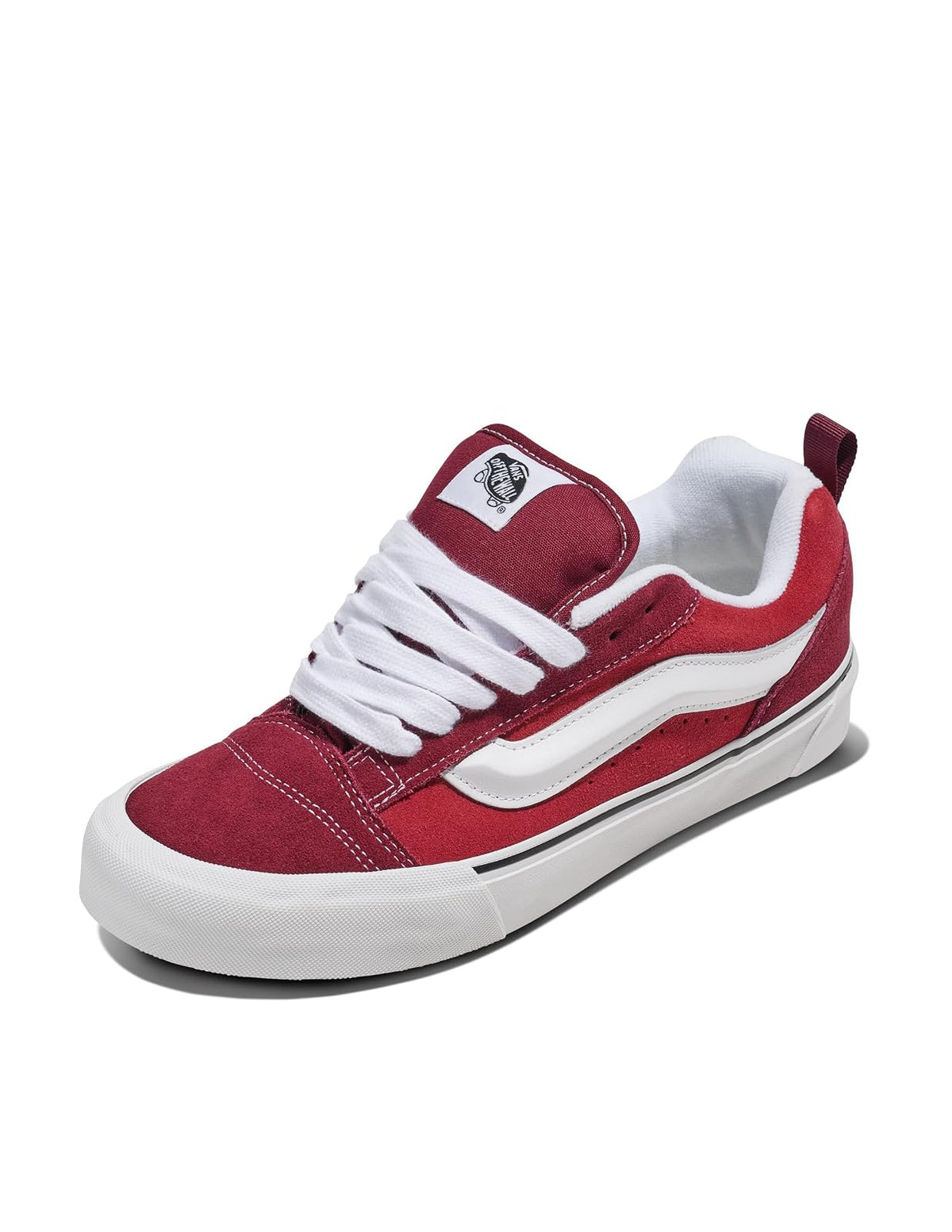 Vans Knu Skool Tenis Retro para Mujer - 26.5 cm - Teoría del color Burdeos