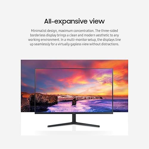 Samsung - Monitor Plano de 32 Pulgadas, Serie S30B, 75 Hz, Pantalla sin Bordes, AMD FreeSync, Modo de Juego, Cuidado Ocular avanzado, HDMI y DisplayPort, LS32B304NWNXGO, 2024