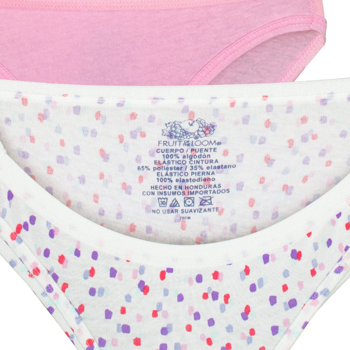 Fruit of The Loom Moderno Bikini Estilo Ropa Interior Niñas