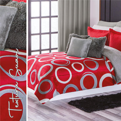 Colchas Concord Cobertor, 100% Poliéster, Manta Cálida y Suave para Cama, Ideal para Invierno, Cobija Cálida de Alta Densidad, Ideal para Noches Frías, 1 Pieza