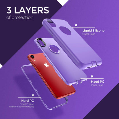 ORIbox - Carcasa Compatible con iPhone XR, translúcida Mate con Bordes Suaves, Ligera