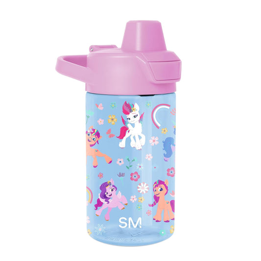 Simple Modern Botella con Popote para Niños, Frozen Elsa, 12 oz - 354 ml - My Little Pony: Garden of Rainbow