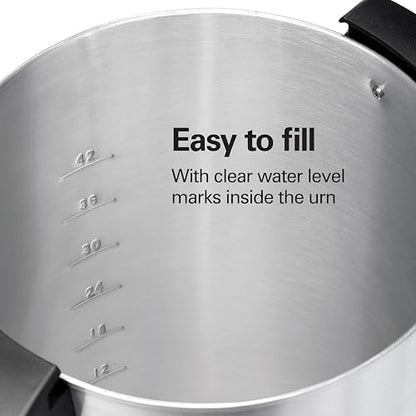 Cafetera Hamilton Beach 45 Tazas 40515R/40515G/ 40515RZ Plata