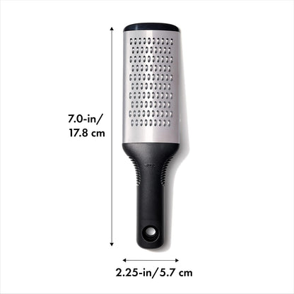 Rallador OXO Good Grips de acero inoxidable, negro