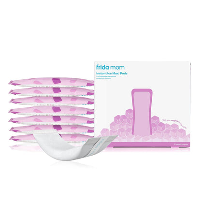 Frida Mom 2-in-1 Postpartum Absorbent Frida Mom Postpartum Perineal Ice Maxi Pads | Instant Cold Therapy Packs and Absorbent Maternity Pad in One Ready-to-use Padsicle for After Birth