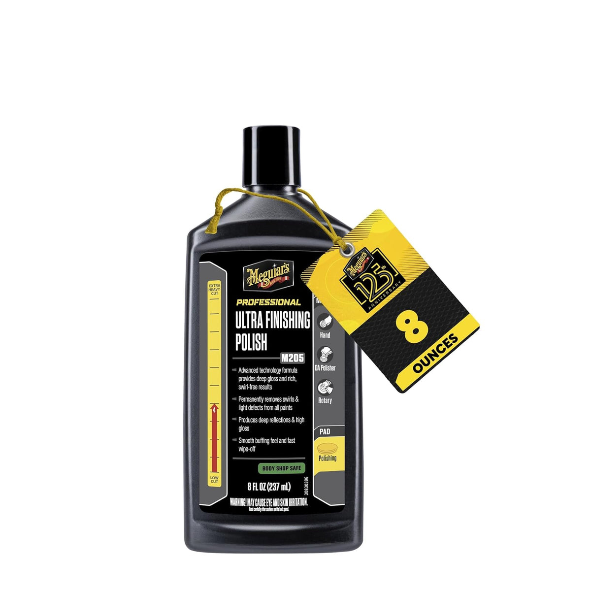 Meguiar's M205 Mirror Glaze Ultra Finishing Polish para Pintura - 1 Pack (8 Oz)