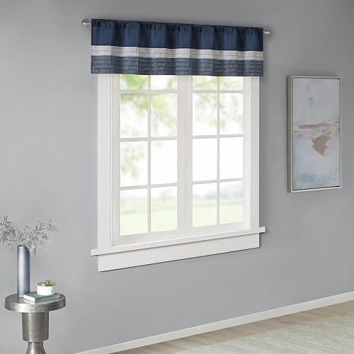 Madison Park MP41-2231 Window Valance, Navy