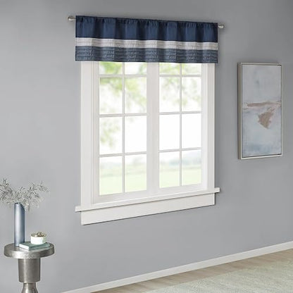 Madison Park MP41-2231 Window Valance, Navy