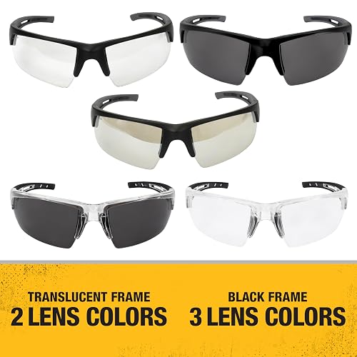 DEWALT Unisex-Adult Dpg100 Crosscut Protective Eyewear
