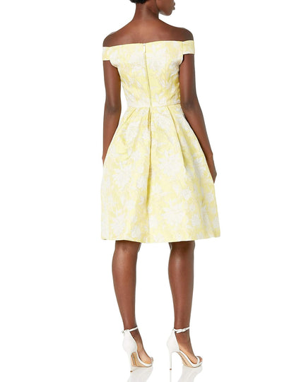 Calvin Klein Vestido de Fiesta con Hombros Descubiertos y Escote de corazón Vestido Mujer