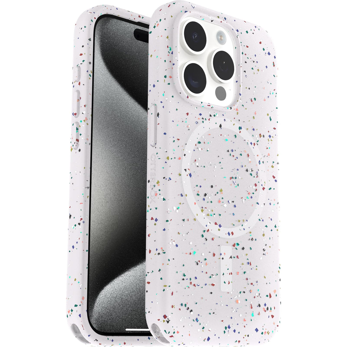 OtterBox Core Series Funda para iPhone 15 Pro y Pro Max - iPhone 15 Pro - Blanco
