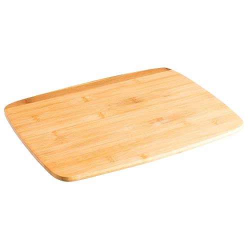 Vasconia | Tabla para Picar Esencial de Bambú Grande 27 x 35 cm | Tabla de cortar, Base para ollas calientes, Bambú natural, Protege filo de cuchillos, Resistente y duradera, Fácil limpieza
