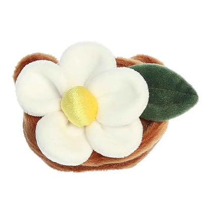Aurora® Adorable Palm Pals™ Junie Daisy™ Peluche - Juguete de Peluche Coleccionable Divertido para niños y coleccionistas Adultos, Perfecto para Decorar Habitaciones y Regalos de cumpleaños, marrón