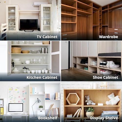 Powertec Shelf Pins QP1106 | 63,5 mm x 106,68 mm, 100 unidades, clavijas de soporte en forma de cuchara, placa de níquel, acero inoxidable