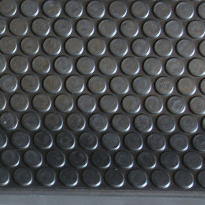 Rubber-Cal "Coin-Grip - Alfombrillas de Goma Antideslizantes para escaleras (Paquete de 6), Color Negro, 9.75 x 29.75 Pulgadas (10-104-009-6 Unidades)