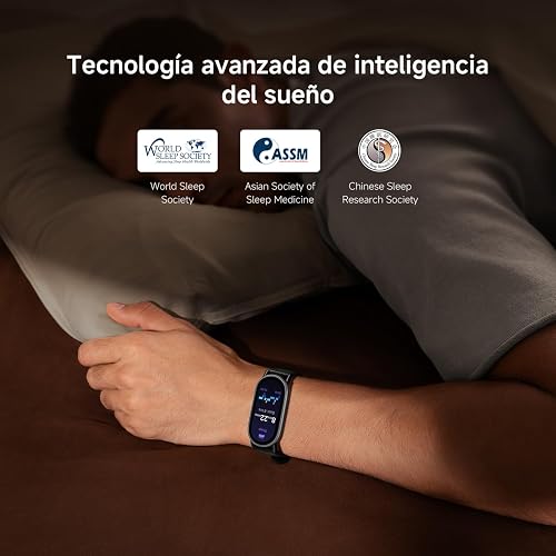 XIAOMI Band 10 Smartwatch, iOS & Android, 5ATM, Plata | Pantalla AMOLED de 1.72", Hasta 21 días de Batería, 150+ Modos Deportivos, Gestión de Sueño Optimizado y Heart Rate