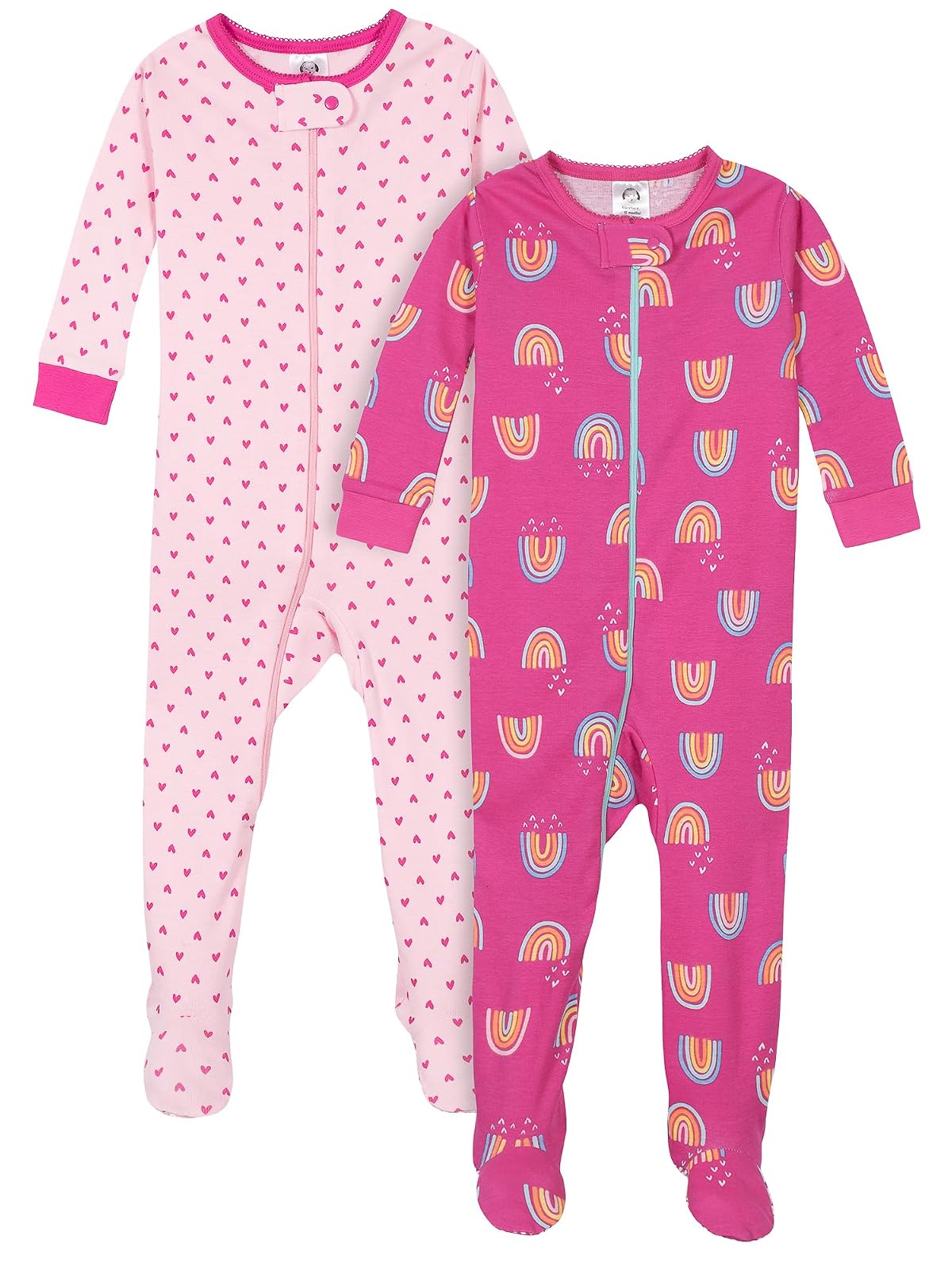 Gerber Traje de unión, 2 Unidades Zapatillas para bebé y niño para bebés niñas