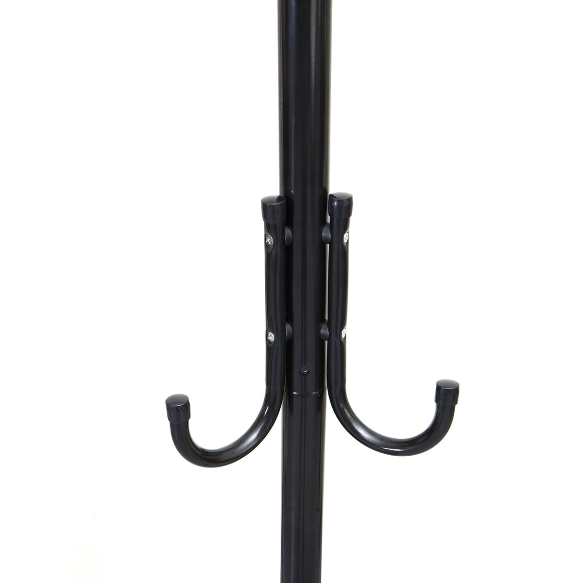 Mind Reader perchero de pie de metal, percha de ropa, colgador de sombreros., Negro, 11, 1, 1