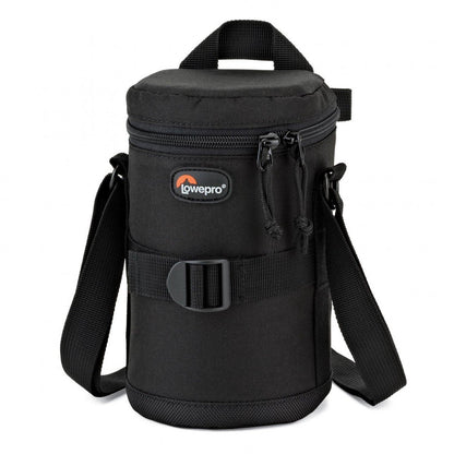 Lowepro Estuche para Lente 9 x 16 cm con Relleno de Espuma Protectora, Compatible con SlipLock y Mosquetón, Correa Ajustable y Material Impermeable, Ideal para Fotografía Profesional, Color Negro