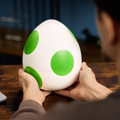 ¡Yoshi Sale del cascarón!, Super Mario Galaxy: La película, Figura de acción interactiva de Huevo de Yoshi con Sonidos, a Partir de 4 años, Pilas Incluidas