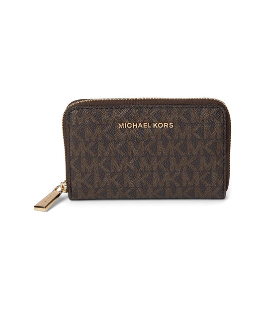 Michael Kors Jet Set - Funda de piel para tarjetas, talla única