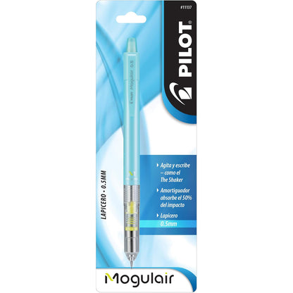 Pilot Lapicero Mecánico Mogulair, Minas 0.5 Mm., Sistema Shaker, Blister Con 1 Pieza, Cuerpo Color Turquesa