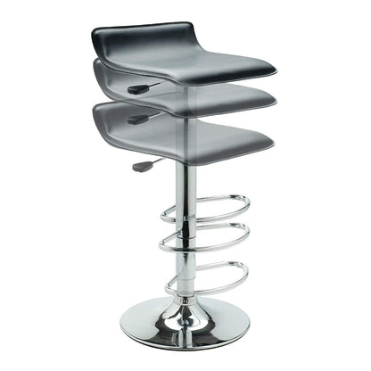 Winsome Spectrum ABS Airlift Swivel Stool, Faux Leather