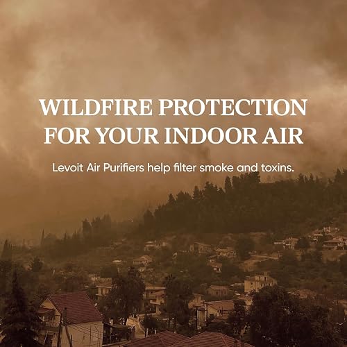 LEVOIT Purificador de Aire Inteligente con Filtro HEPA H13, Control por Alexa, Silencio Modo Sueño <24dB, Elimina 99,97% de Alergia Tabaco Polen Ácaros Olor y Caspa de Mascota, Core 200S, Blanco